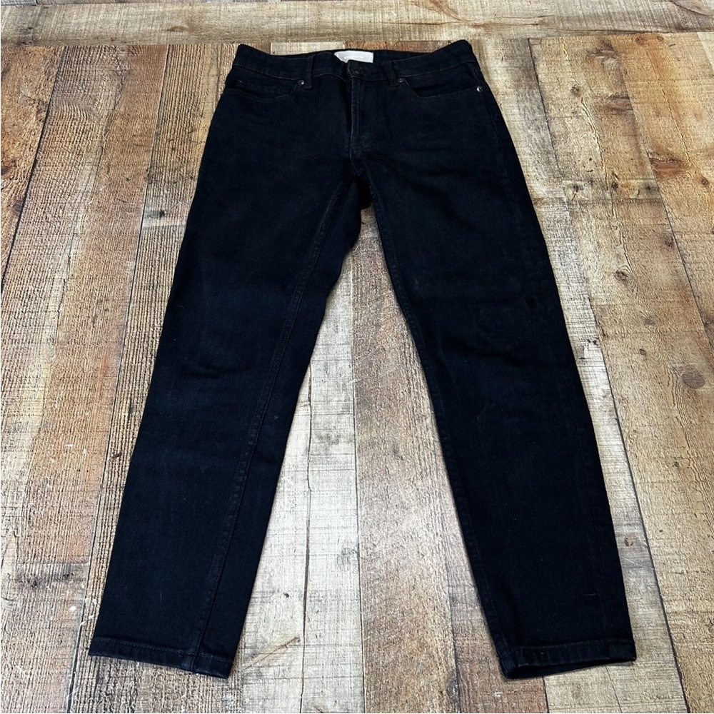 Everlane Black Denim Ankle Mid Rise Jeans